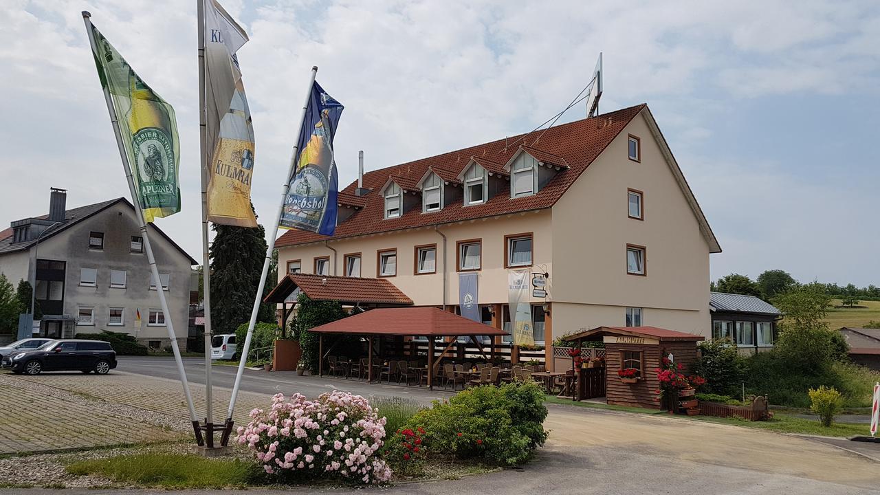 Landgasthof Frankentor Motel Wasserlosen Exterior foto